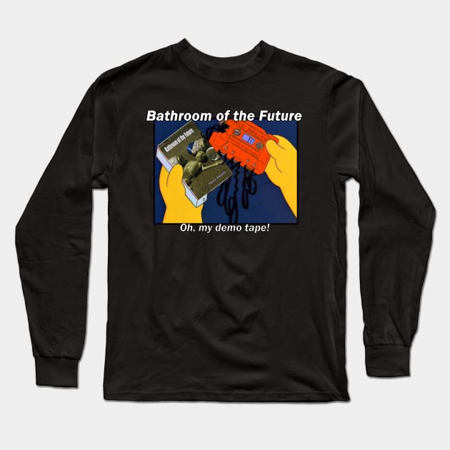 Can I Borrow A Heck Awaits? Long Sleeve T-Shirt by bathroomofthefuture